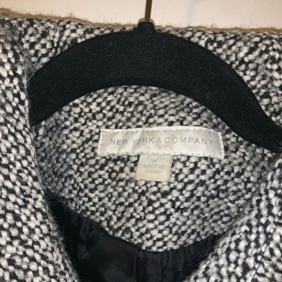 New York and Company Wool Peacoat - Picture 4 of 4